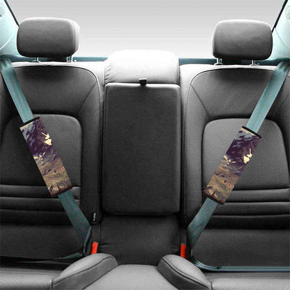Denali Mountain Print Car Seat Belt Covers