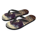 Denali Mountain Print Flip Flops