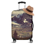 Denali Mountain Print Luggage Cover