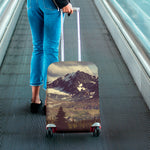 Denali Mountain Print Luggage Cover