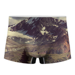 Denali Mountain Print Men's Boxer Briefs