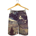 Denali Mountain Print Men's Shorts