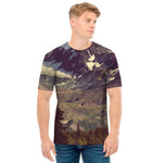 Denali Mountain Print Men's T-Shirt