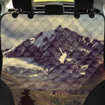 Denali Mountain Print Pet Car Back Seat Cover