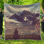 Denali Mountain Print Quilt