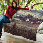 Denali Mountain Print Quilt