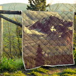 Denali Mountain Print Quilt