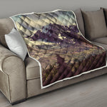 Denali Mountain Print Quilt