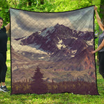 Denali Mountain Print Quilt
