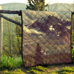 Denali Mountain Print Quilt