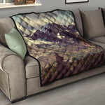 Denali Mountain Print Quilt