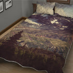 Denali Mountain Print Quilt Bed Set