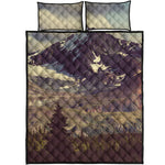 Denali Mountain Print Quilt Bed Set