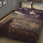 Denali Mountain Print Quilt Bed Set