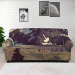 Denali Mountain Print Sofa Cover
