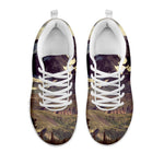 Denali Mountain Print White Sneakers