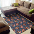 Denim American Eagle Pattern Print Floor Mat