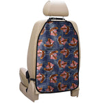 Denim American Eagle Pattern Print Car Seat Organizers