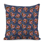 Denim American Eagle Pattern Print Pillow Cover