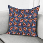Denim American Eagle Pattern Print Pillow Cover