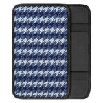 Denim Houndstooth Pattern Print Car Center Console Cover