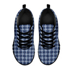 Denim Tattersall Pattern Print Black Sneakers