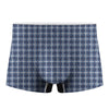 Denim Tattersall Pattern Print Men's Boxer Briefs