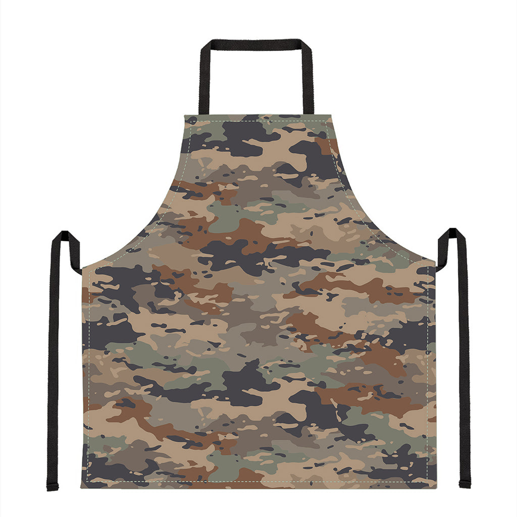 Desert Camouflage Print Apron