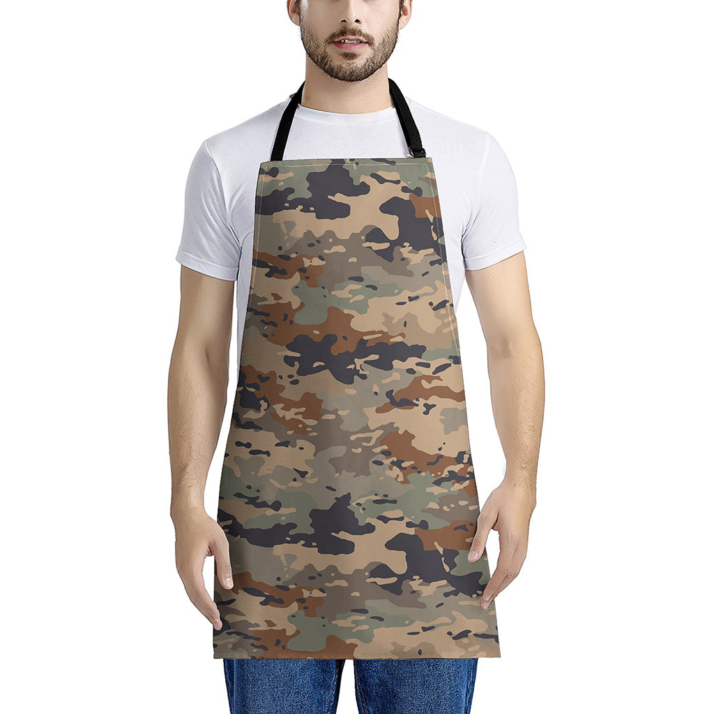 Desert Camouflage Print Apron