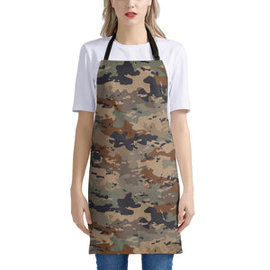 Desert Camouflage Print Apron