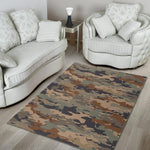 Desert Camouflage Print Area Rug GearFrost
