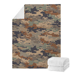 Desert Camouflage Print Blanket