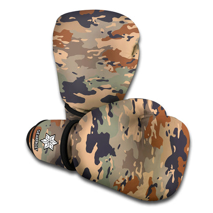 Desert Camouflage Print Boxing Gloves