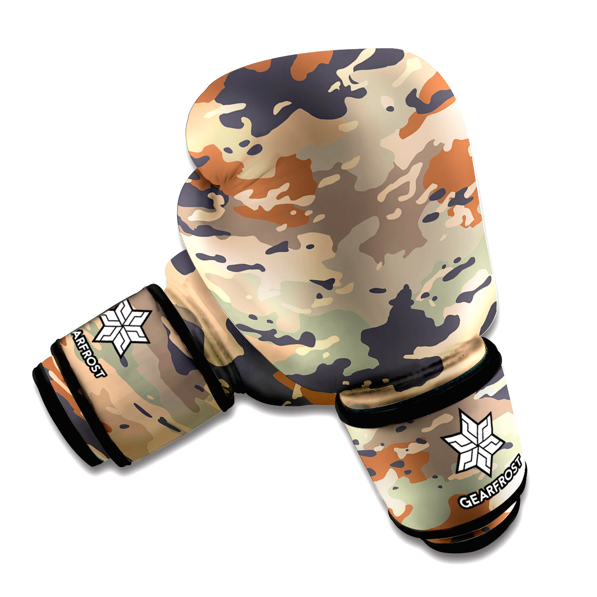 Desert Camouflage Print Boxing Gloves