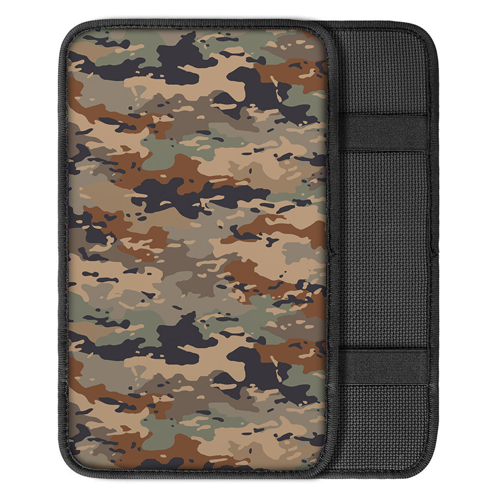 Desert Camouflage Print Car Center Console Cover