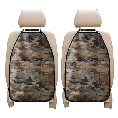 Desert Camouflage Print Car Seat Organizers