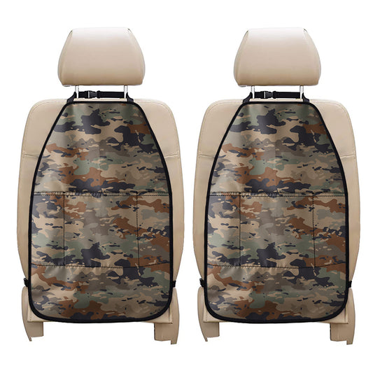 Desert Camouflage Print Car Seat Organizers
