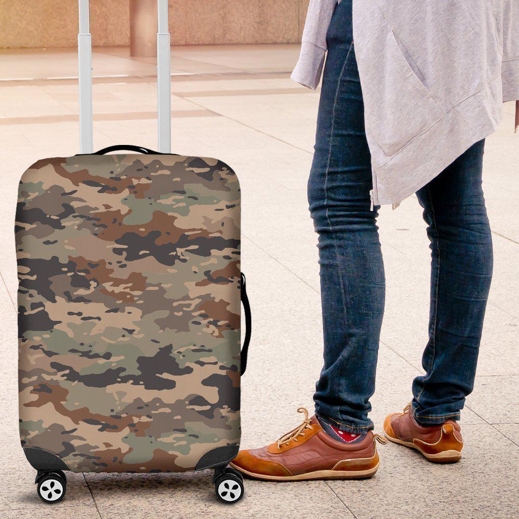 Desert Camouflage Print Luggage Cover GearFrost