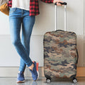Desert Camouflage Print Luggage Cover