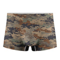 Desert Camouflage Print Men's Boxer Briefs