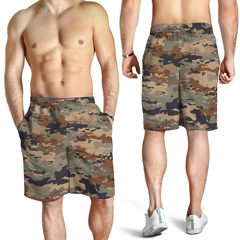 Desert Camouflage Print Men's Shorts