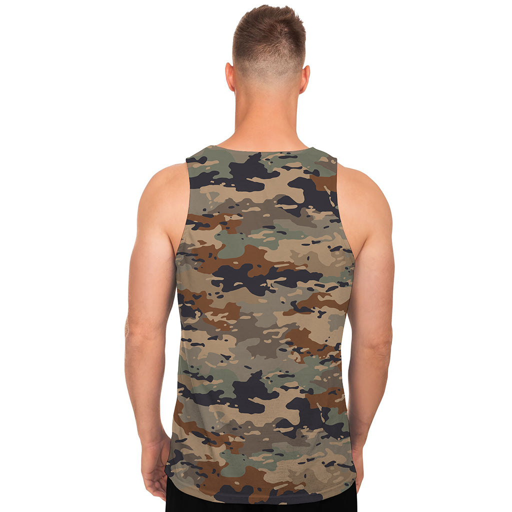 Desert Camouflage Print Men's Tank Top