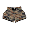 Desert Camouflage Print Muay Thai Boxing Shorts