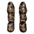 Desert Camouflage Print Muay Thai Shin Guards