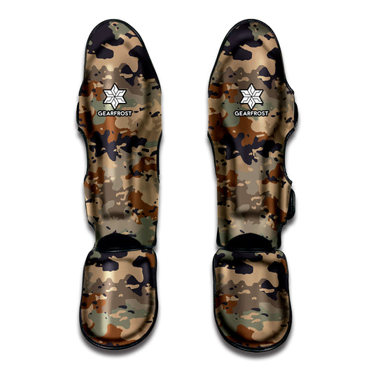 Desert Camouflage Print Muay Thai Shin Guard