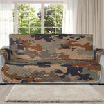 Desert Camouflage Print Oversized Sofa Protector