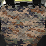 Desert Camouflage Print Pet Car Back Seat Cover