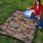 Desert Camouflage Print Quilt