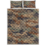 Desert Camouflage Print Quilt Bed Set