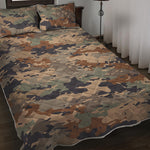 Desert Camouflage Print Quilt Bed Set
